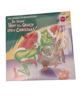Dr. Seuss Grinch Christmas LP Green Vinyl Limited Watertower